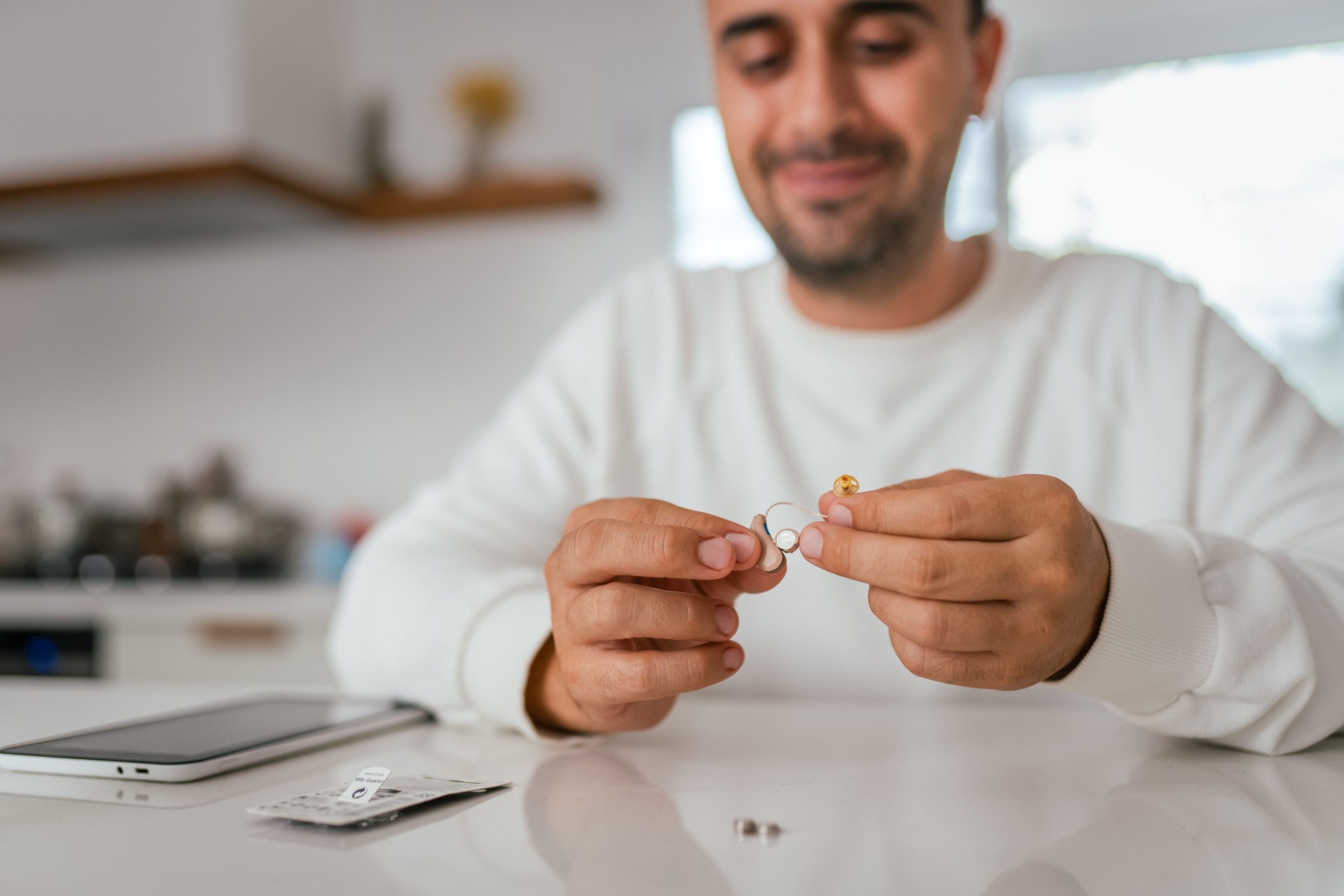 Young Adult man did not expect Hearing Aid at this age